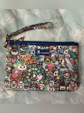 tokidoki cotton candy carnival zip pouch